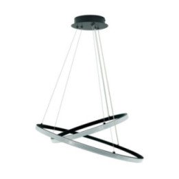 LED ceiling light Center pendant 60W Black 4000K