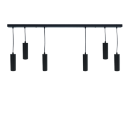 CIRCUS-6 SLIM 170x55 juodas pakabinamas vamzdis
