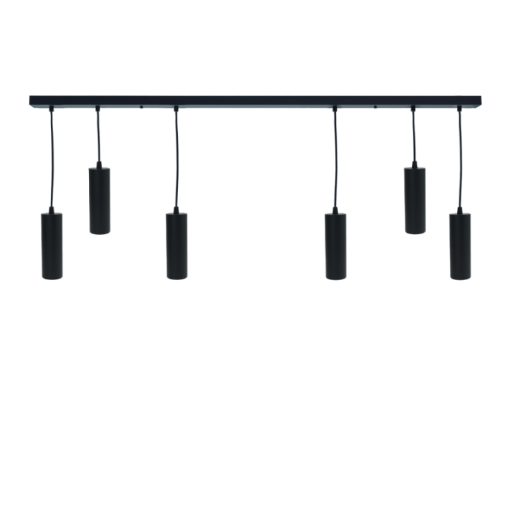 CIRCUS-6 SLIM 170x55 juodas pakabinamas vamzdis