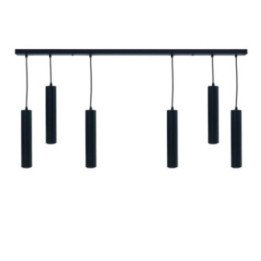 CIRCUS-6 SLIM 290x55 black hanging tube