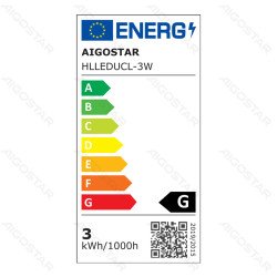 LED sensorinė spintelės lempa 3W 5700K USB kištukinio tipo