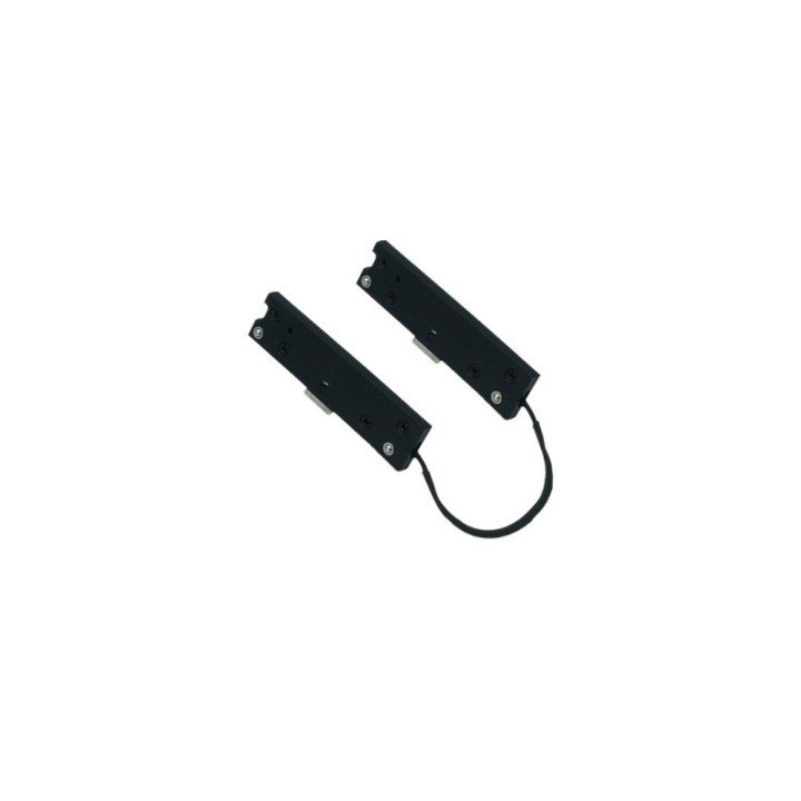 Lankstus jungtis SUPERSLIM magnetiniams bėgiams, juoda