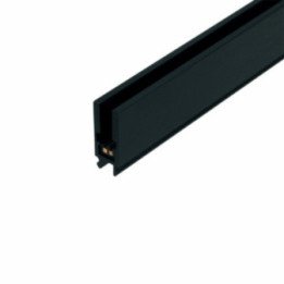 SUPERSLIM magnetic track 3M surface-mounted type black