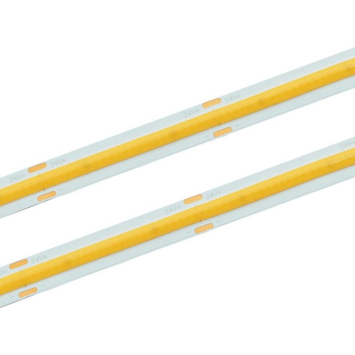 LED COB juosta 480 3000K 24V 15W/m IP20 10mm
