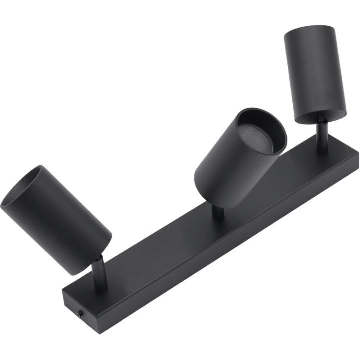 Triple wall lamp black QUALIS III