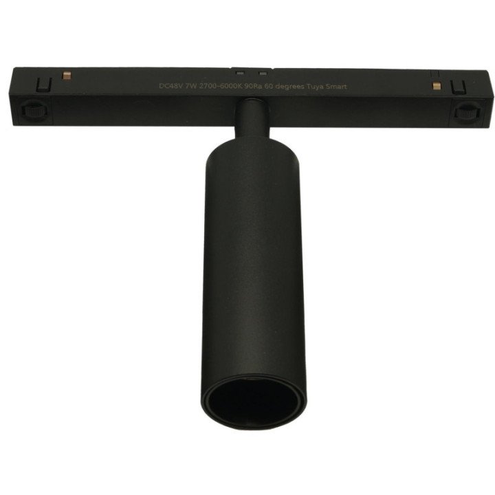 RULLO black fixture 7W 4000K TUYA Magnetic 48V