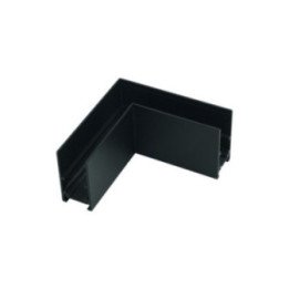 Angled Surface-Mounted Connector for Rails Black Magnetic 48V