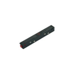 Straight Connector for Rails Black Magnetic 48V