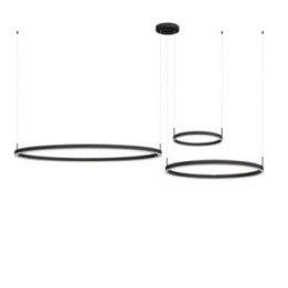 JOLIETA LED Ceiling Light 102W black CCT Remote