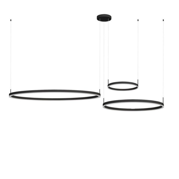 JOLIETA LED Ceiling Light 102W black CCT Remote