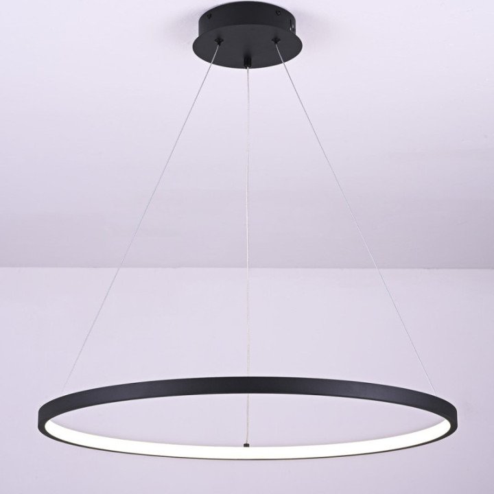 PEORIA LED Pendant Light 36W black 4000K