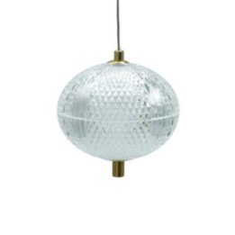 AMERILLA LED Pendant Light 15cm brushed gold 15W 4000K