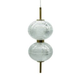 AMERILLA LED Pendant Light 39cm brushed gold 30W 4000K