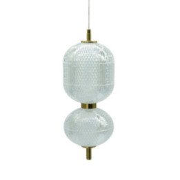 AMERILLA II LED pakabinamas šviestuvas šlifuotas auksas 30W 4000K