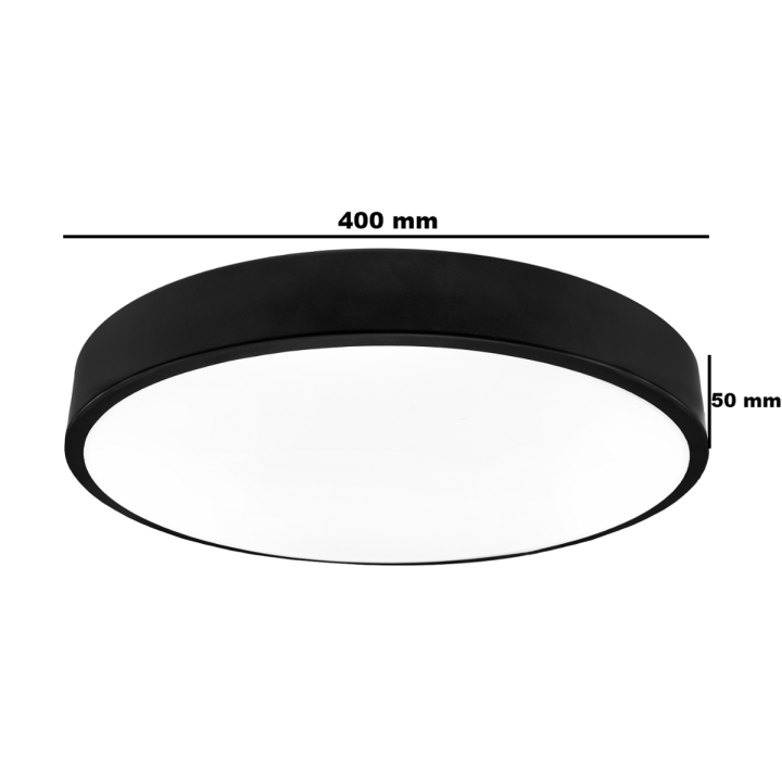 LED ceiling light HOUSTON 36W 4000K black