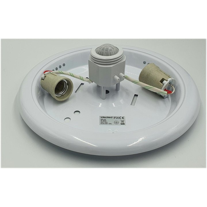 Ceiling light 2xE27 PIR DALLAS