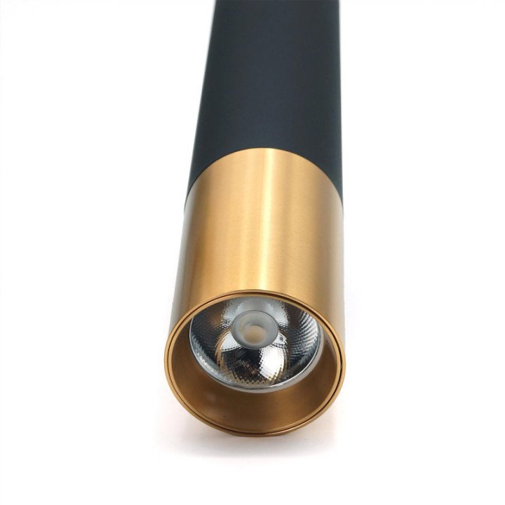 Pendant tube black-gold CIRCUS 290x60