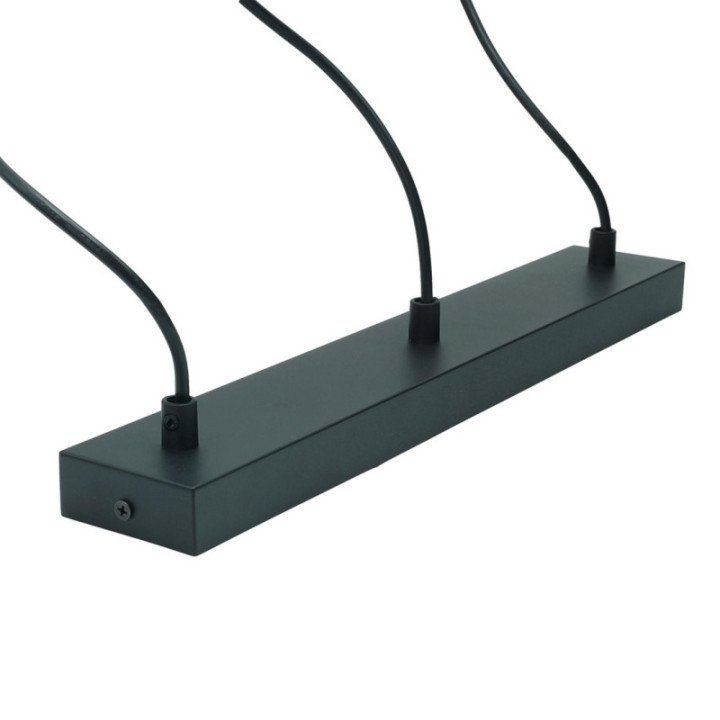 Black hanging tube CIRCUS-3 SLIM 240x55