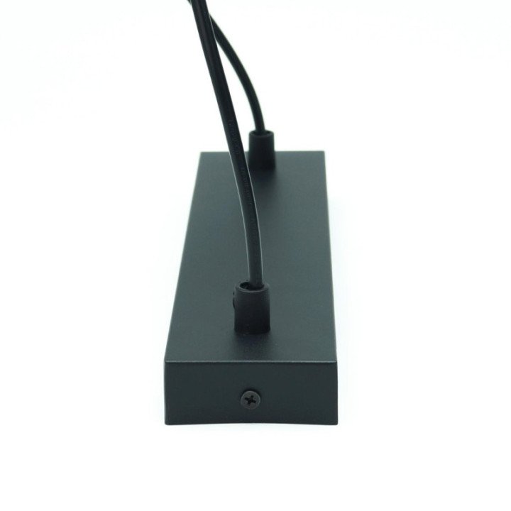 Black hanging tube CIRCUS-2 SLIM 290x55