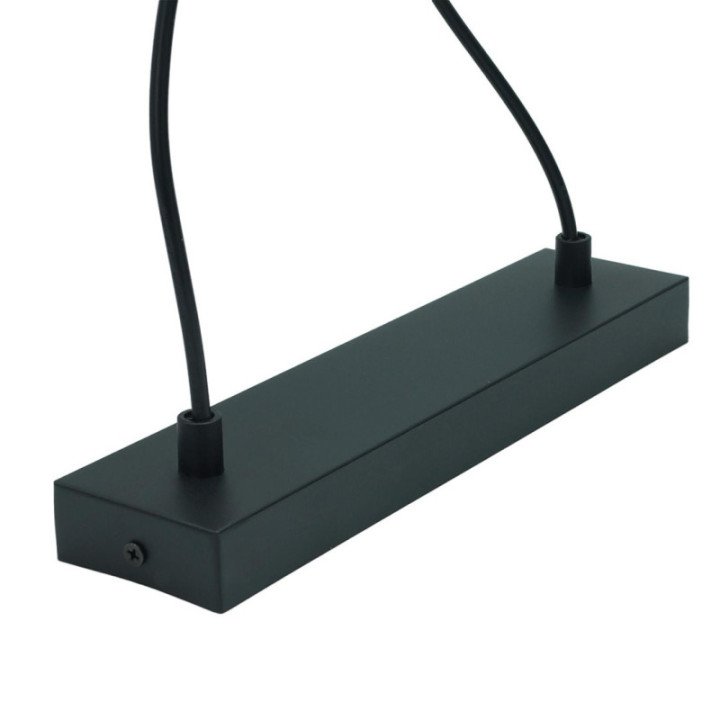 Juodas pakabinamas vamzdis CIRCUS-2 SLIM 290x55