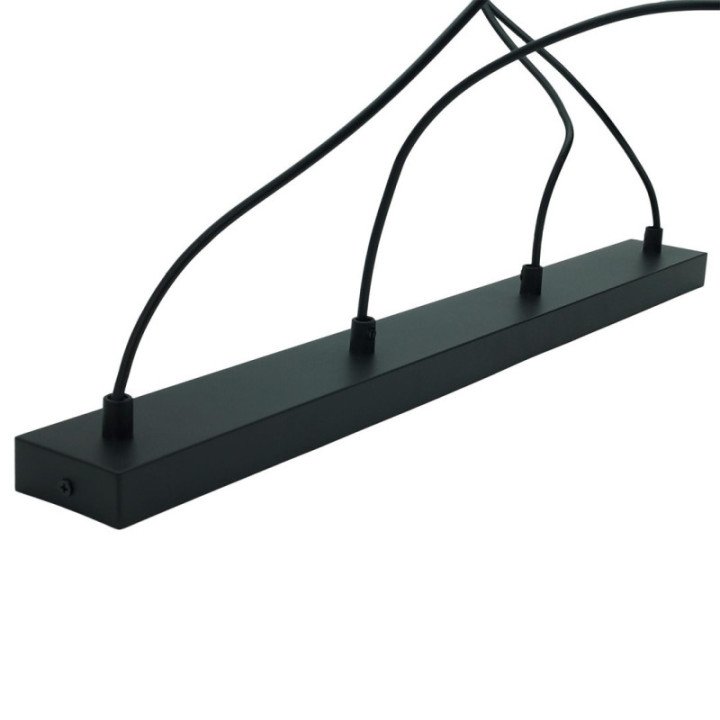Black hanging tube CIRCUS-4 SLIM 290x55