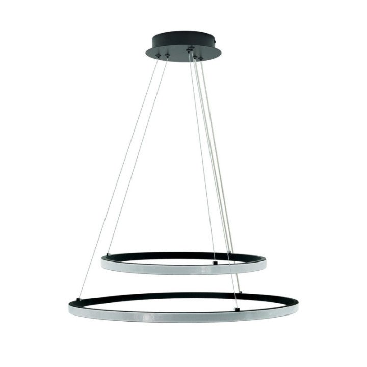 LED ceiling light Center pendant 60W Black 4000K