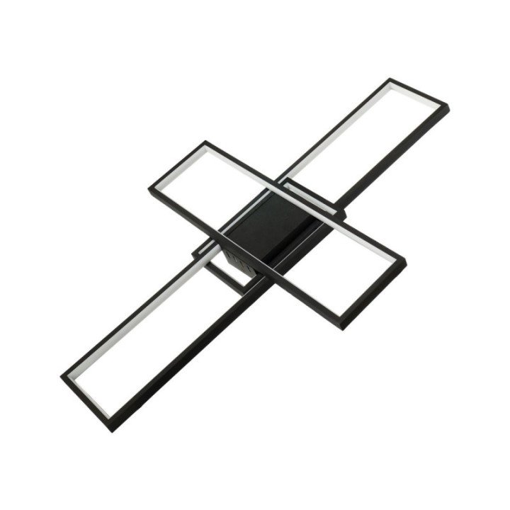 Artesia 92W juodas CCT LED lubinis šviestuvas su nuotolinio valdymo pulteliu