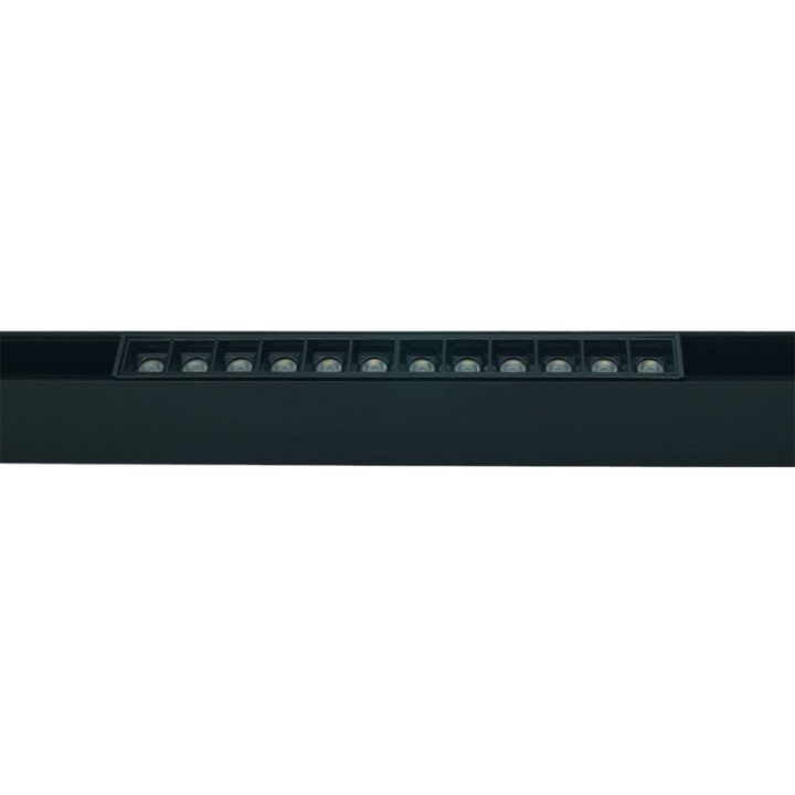 LENTI S šviestuvas 12W 3000K Magnetic 48V juodas