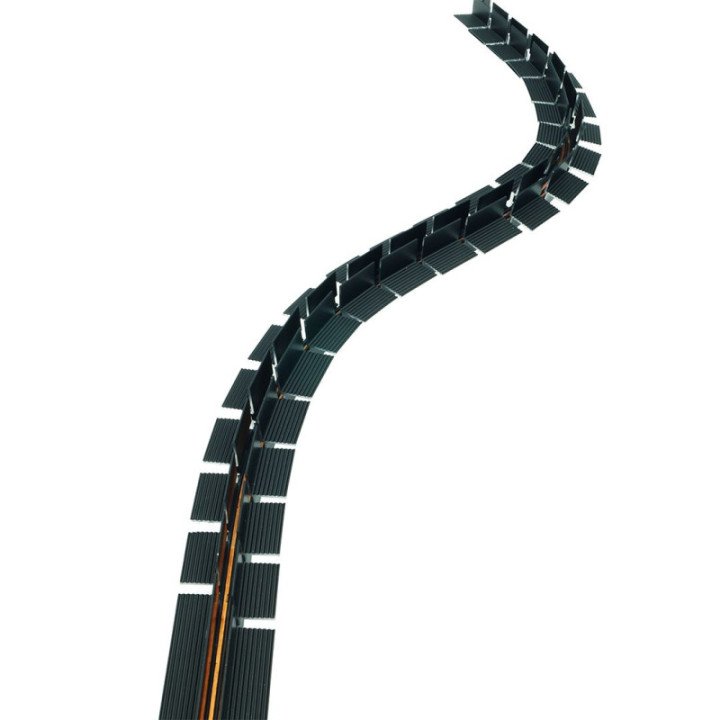 SUPERSLIM magnetic 2M curved track GK type 9,5mm black