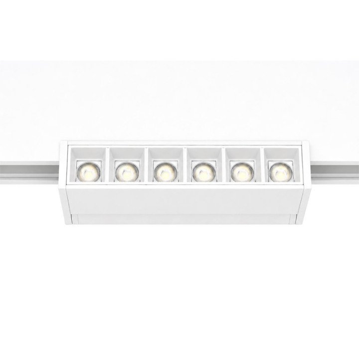 Judamasis šviestuvas LENTI XS 6W CCT MiBoxer 2.4GHz Magnetic 48V Baltas