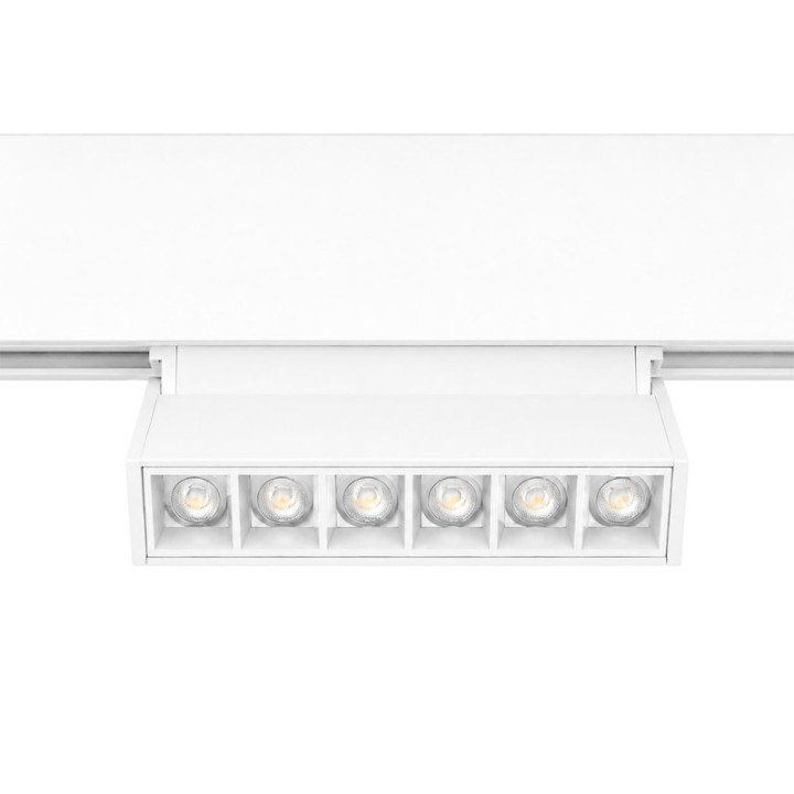 Judamasis šviestuvas LENTI XS 6W CCT MiBoxer 2.4GHz Magnetic 48V Baltas