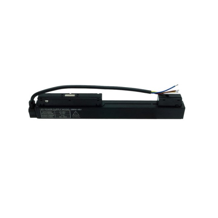 200W 48V Internal Power Supply for Magnetic Rails Black