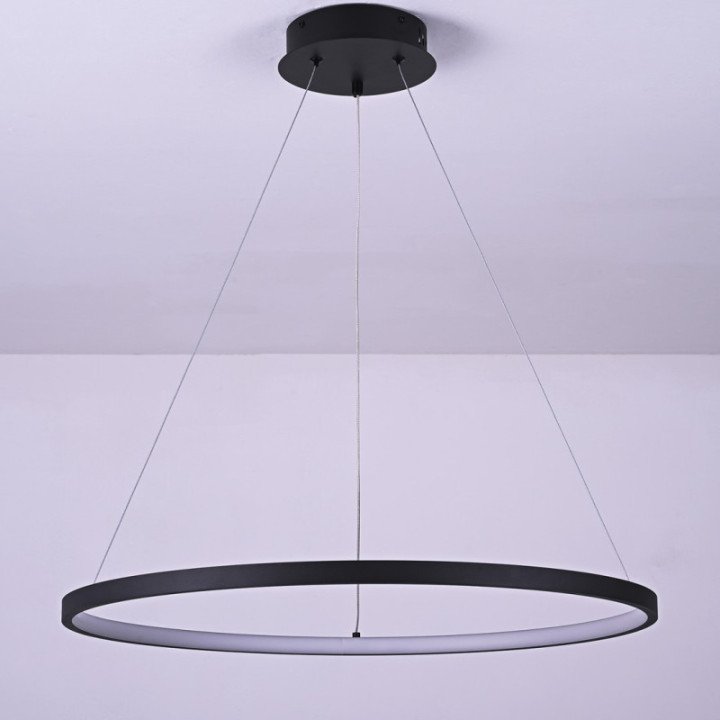 PEORIA LED Pendant Light 36W black 4000K