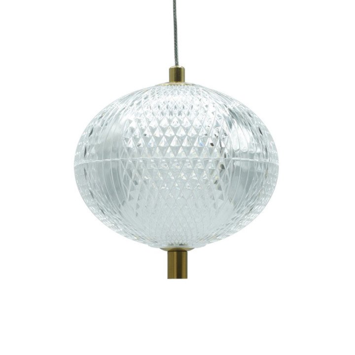 AMERILLA LED Pendant Light 15cm brushed gold 15W 4000K