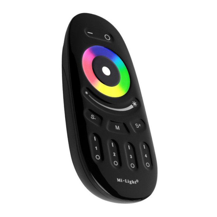 RF 4-zone RGB/RGBW touch remote black