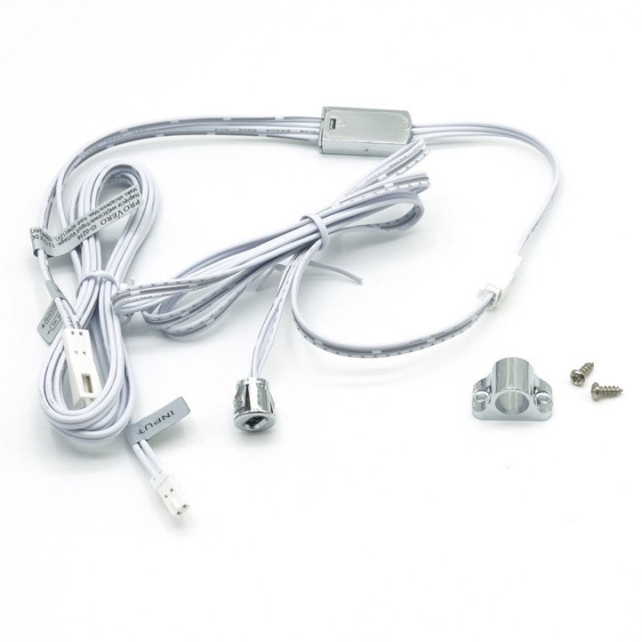 Jutiklinis jungiklis spintelėms chromuotas 60/100W 12-24V