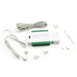 LED stair controller PIR 16 steps white