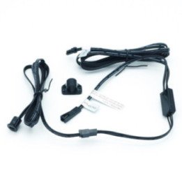 Spintelės jutiklinis jungiklis juodas 60/100W 12-24V