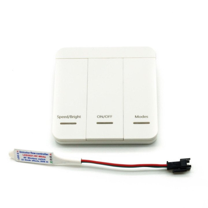 Controller for flowing digital strips