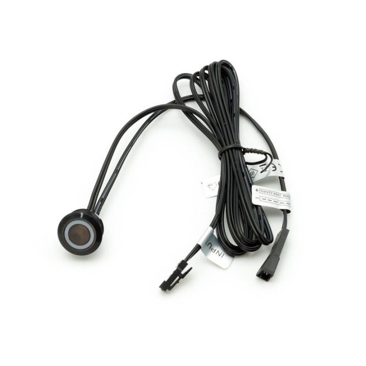 Touch switch with dimmer black60/100W 12-24V