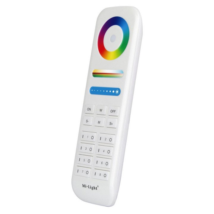 Touch remote RGB+CCT 8 zones range 30m