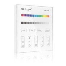 RGBW flush-mounted touch panel 4-zone
