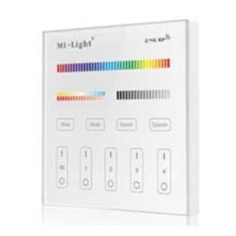 RGBW+CCT flush-mounted touch panel 4-zone