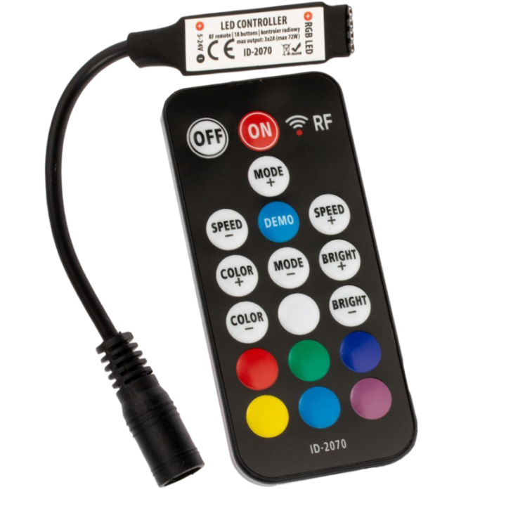 RF RGB controller 18 buttons 72W