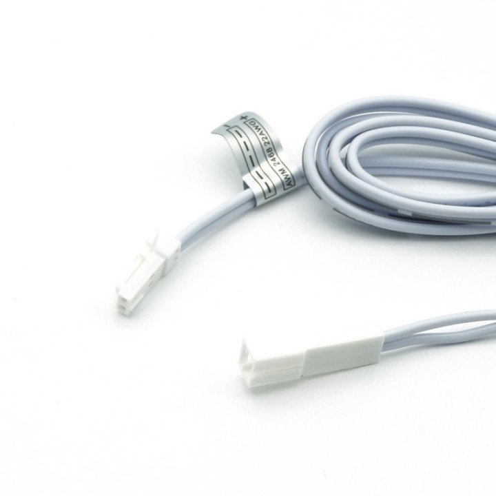 Dvigubas spintelių jutiklinis jungiklis baltas 60/100W 12-24V