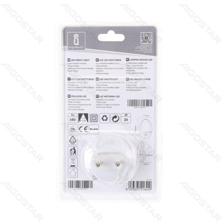 LED Night Light with Light Sensor