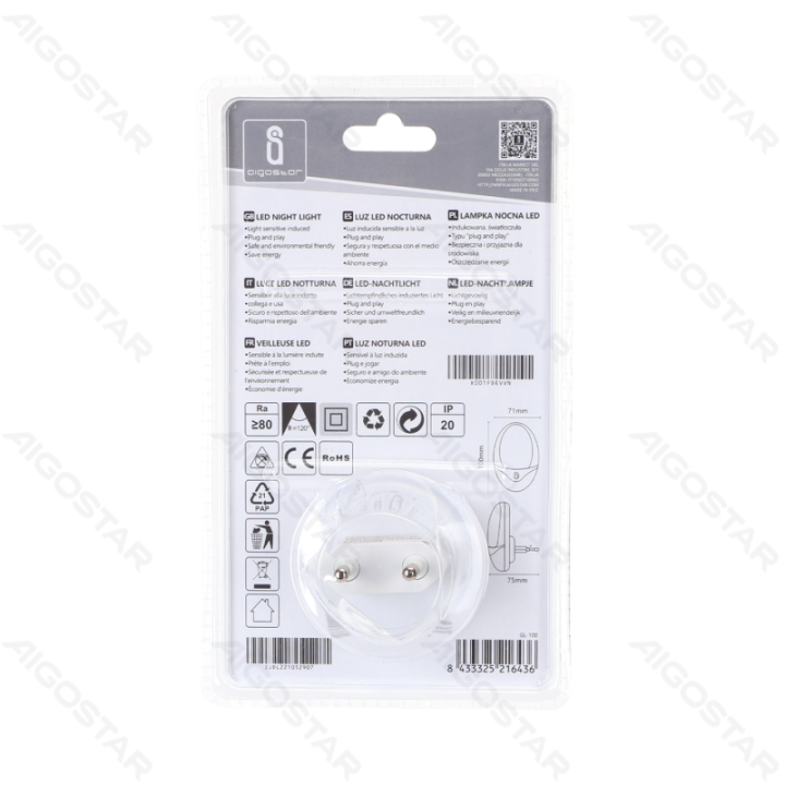 LED Night Light with Light Sensor