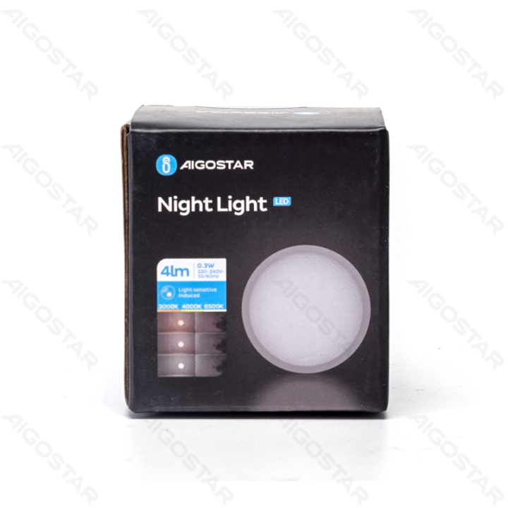 LED Night Light with Light Sensor 3000K-6500K