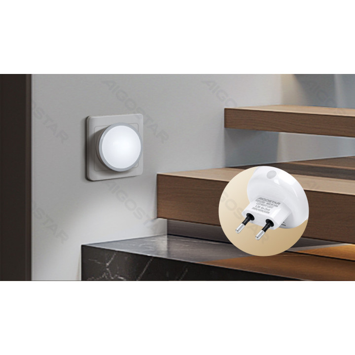 LED Night Light with Light Sensor 3000K-6500K