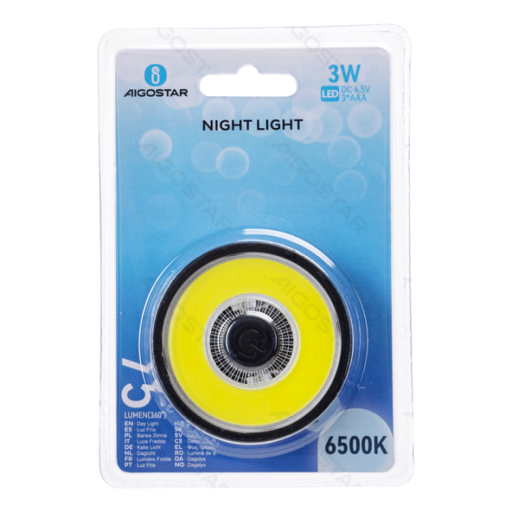 Night light 6500K 3AAA